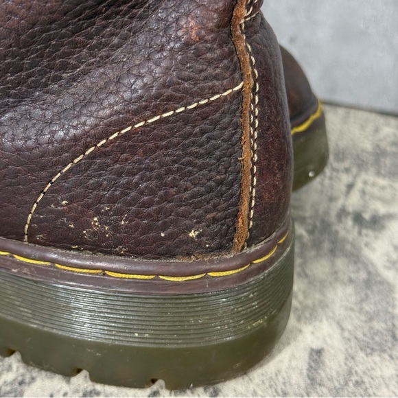 Dr. Martens Gilbreth Steel Toe Boot Women 11 Brown Leather Slip Resistant Safety - Picture 8 of 11